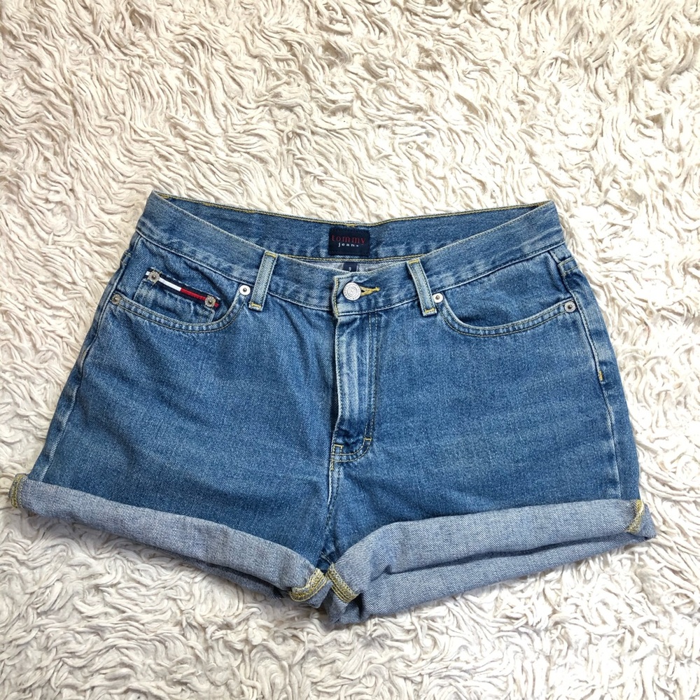 Tommy Hilfiger Vintage Hipster High Waisted Shorts